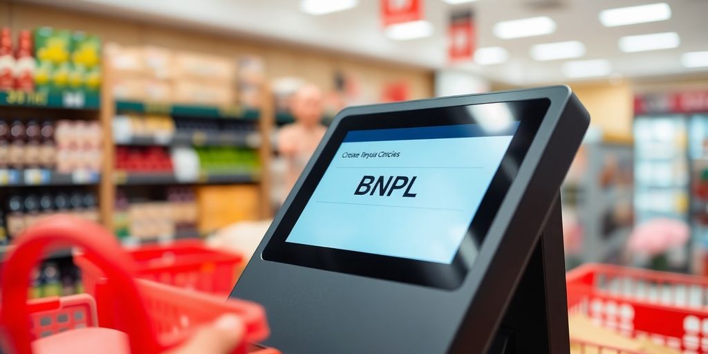 Modern checkout system with BNPL option available.