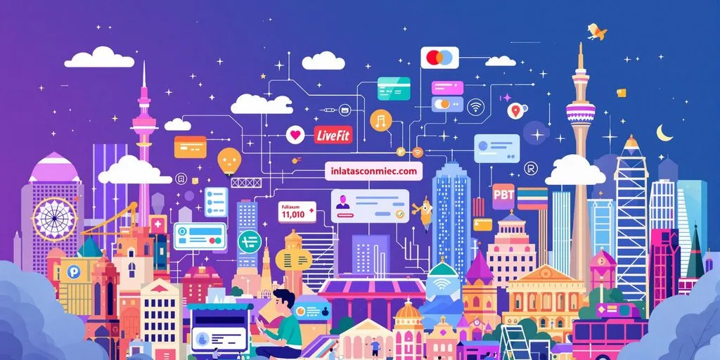 Illustration of online payment methods in Malaysia.
