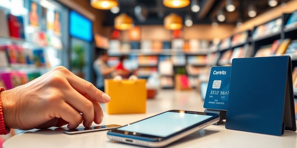 Ecommerce payment options in a modern shopping environment.