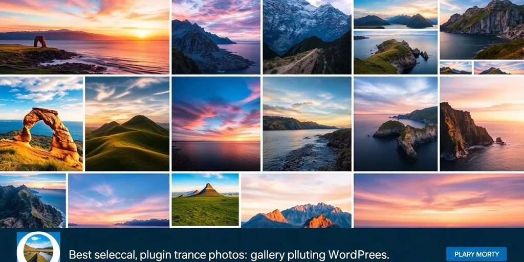 Stunning photo gallery layout using a WordPress plugin.