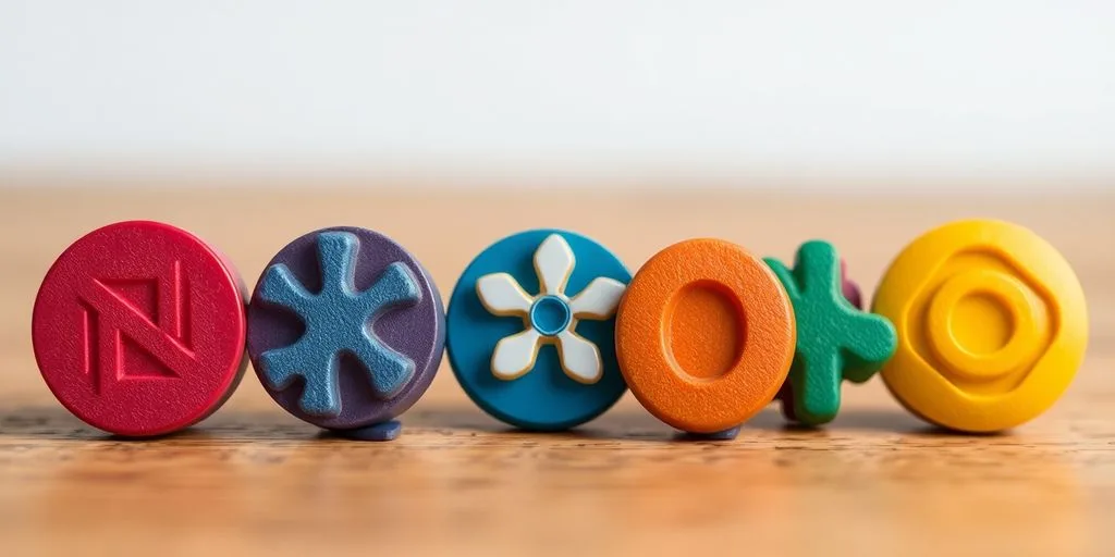 Five distinct plugin icons in a row.