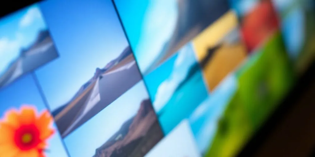 Vibrant image slider with various photos.