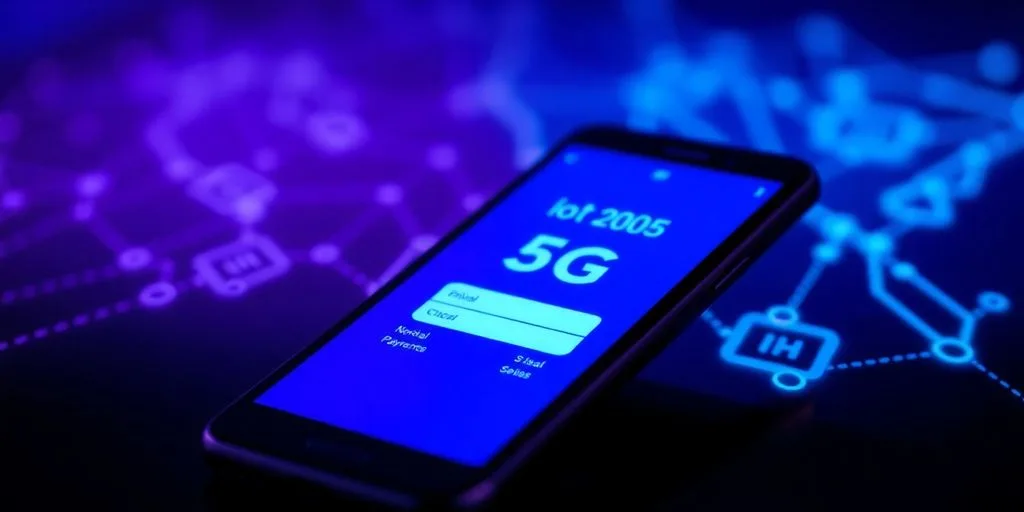 Digital payments secured by 5G and IoT.