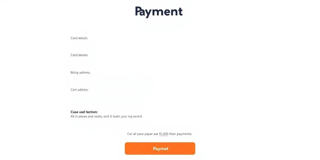 Payment page with clear buttons and fields.
