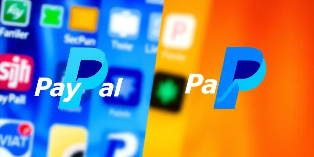 Two distinct PayPal logos side-by-side