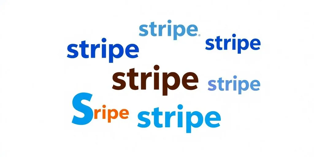 Multiple Stripe logos stacked together.