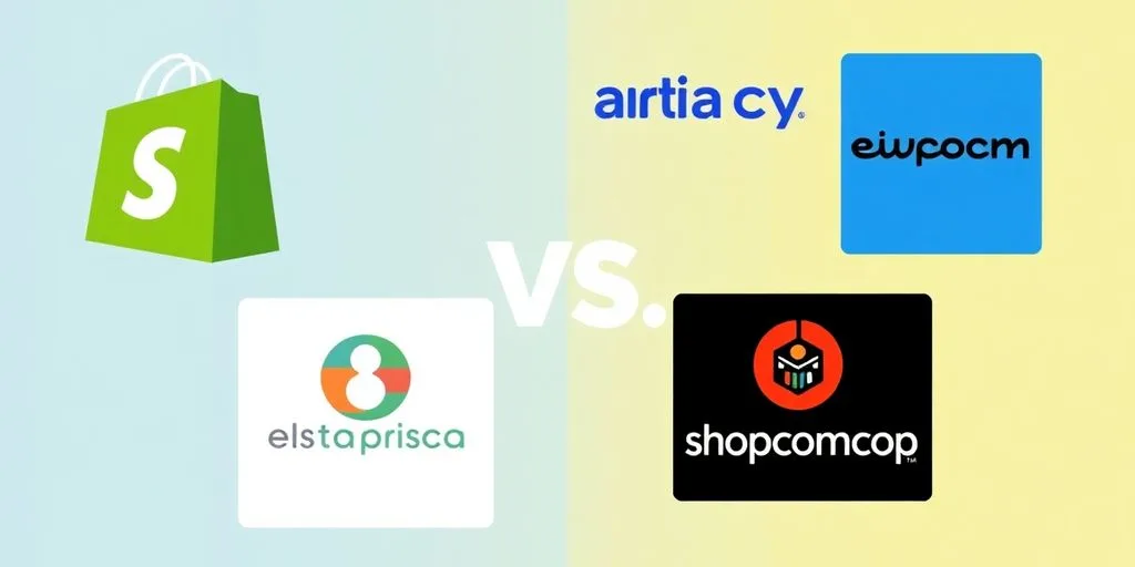 Shopify logo beside competitor logos.